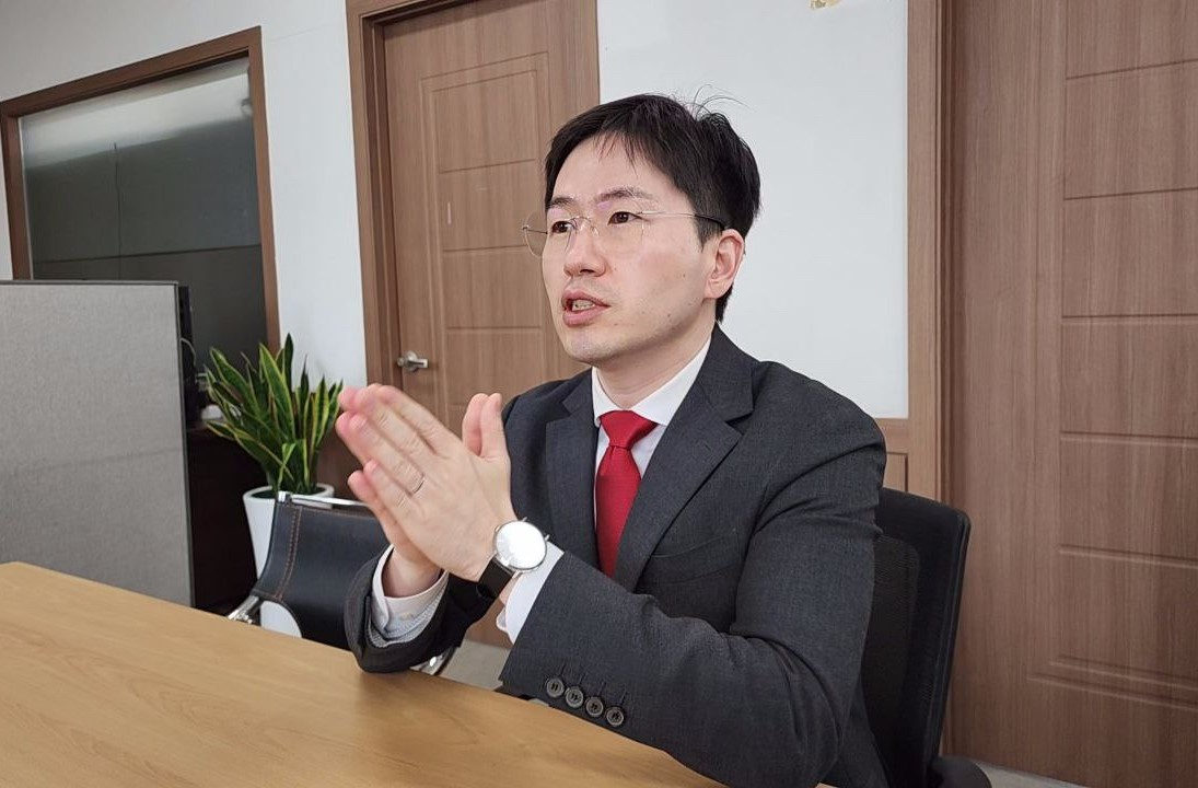 이원모 국민의힘 국회의원 경기 용인시갑 예비후보가 지난달 28일 경기 용인시 처인구의 한 사무실에서 헤럴드경제와 인터뷰를 하고 있다. 박상현 기자