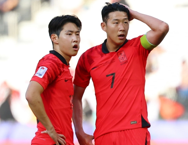 이강인 선수(왼쪽)와 손흥민 선수. 연합뉴스