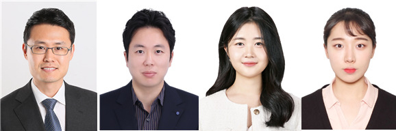 이번 연구를 수행한 KAIST 연구진. 정재웅(왼쪽부터) 교수, 스티브박 교수, 권도아 학사과정, 이시목 박사과정.[KAIST 제공]