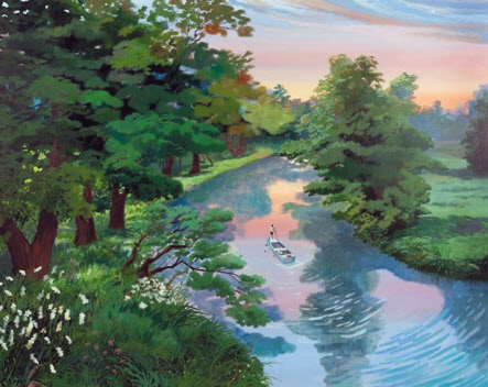 이지은, 꿈의 항해, acrylic on canvas, 182&times;227cm, 2024