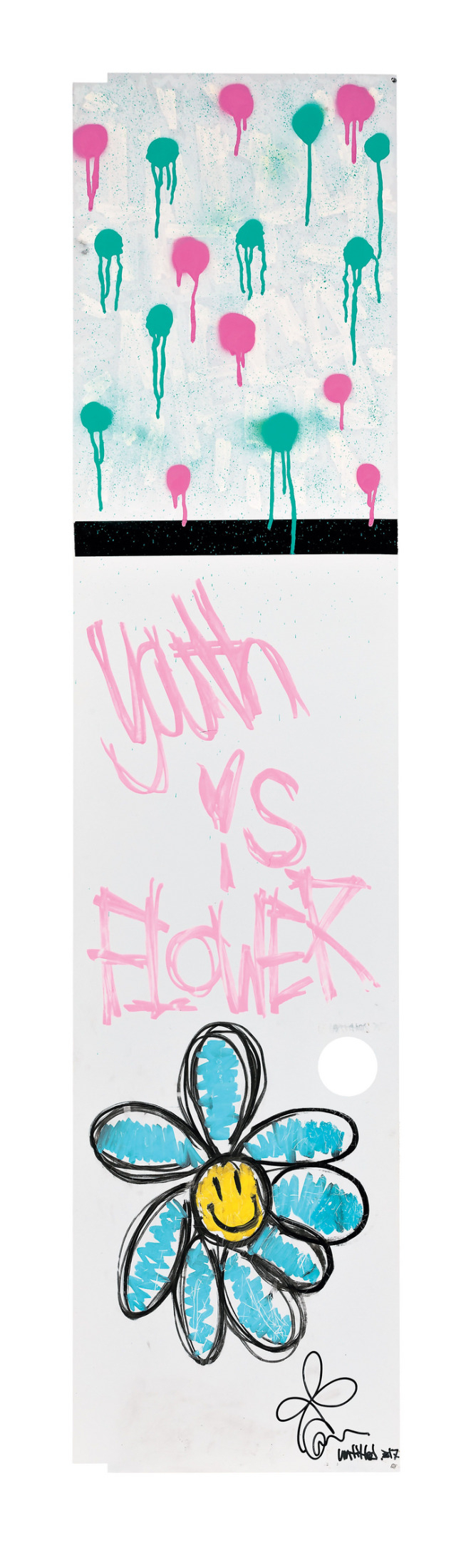 지드래곤의 작품 ‘Youth is Flower’ [서울옥션 홈페이지]