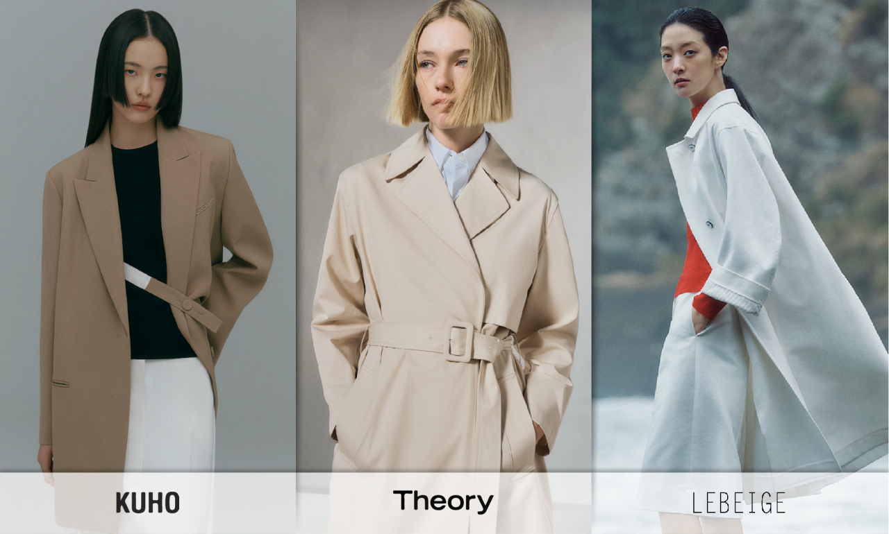 주요 패션회사의 미니멀리즘 대표 브랜드의 2024 S/S(봄여름) 시즌 상품 [각 사 제공]