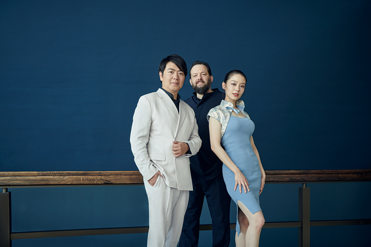 피아니스트 랑랑, 지휘자 안드리스 넬손스, 지나 앨리스 [유니버설뮤직 제공]