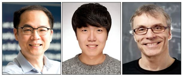 KAIST-코펜하겐대 공동 연구팀. KAIST의 안재욱(왼쪽부터) 교수·김강흔 대학원생, 클라우스 웰머 코펜하겐대 교수 [KAIST 제공]