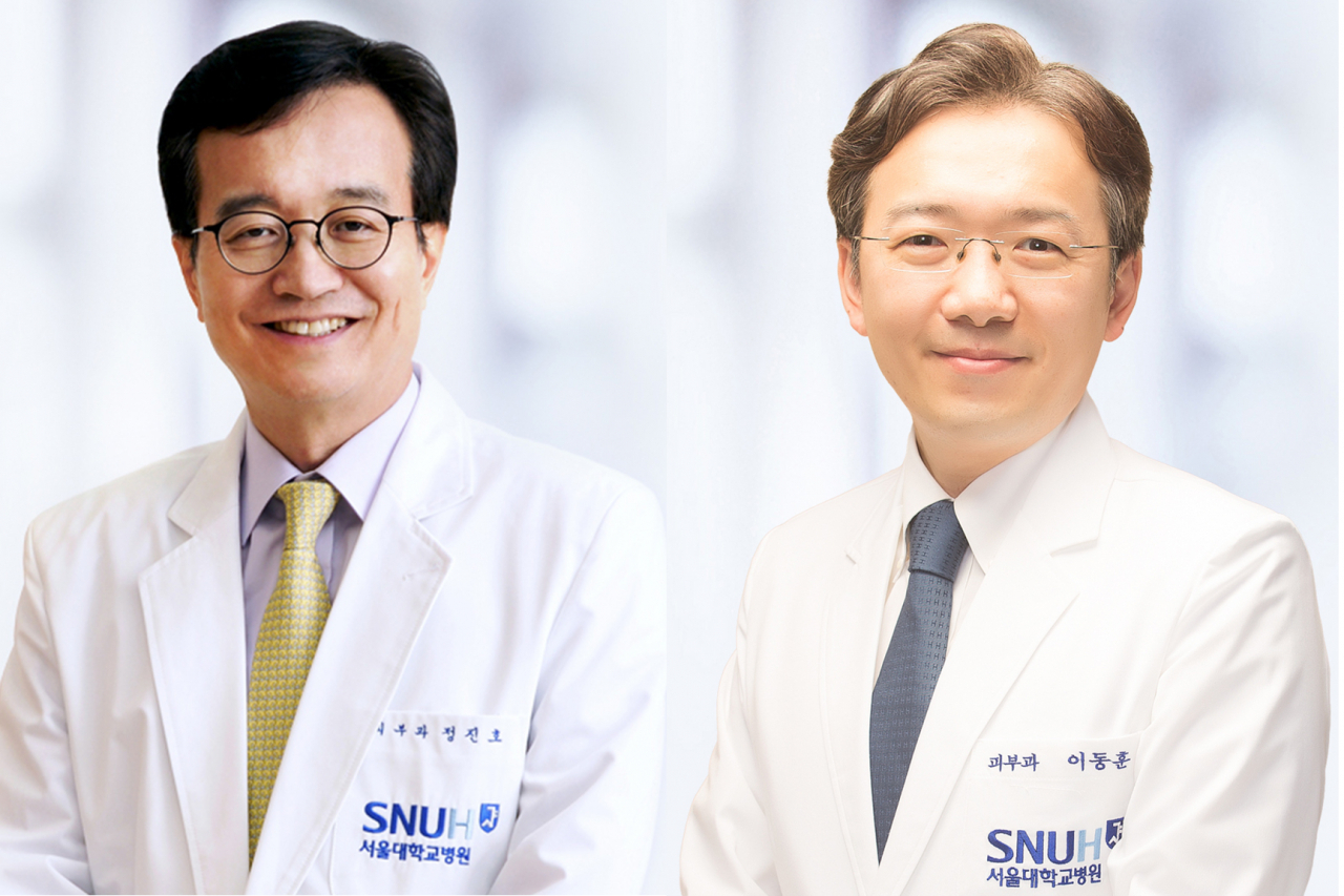 (왼쪽부터) 서울대병원 피부과 정진호 교수, 이동훈 교수 [서울대병원 제공]