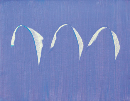 조용익, Work 5463, 패널 위 장지에 아크릴, 27.5&times;35cm, 2020