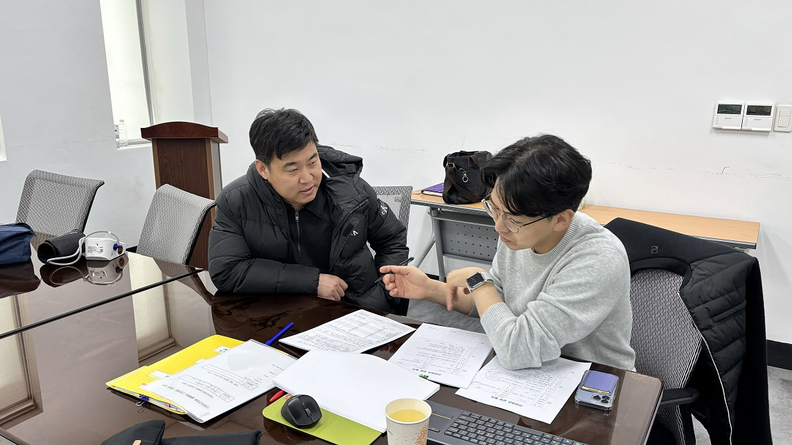 건강 상담 진행