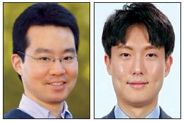 황의종(왼쪽) 교수와 황성현 박사과정생