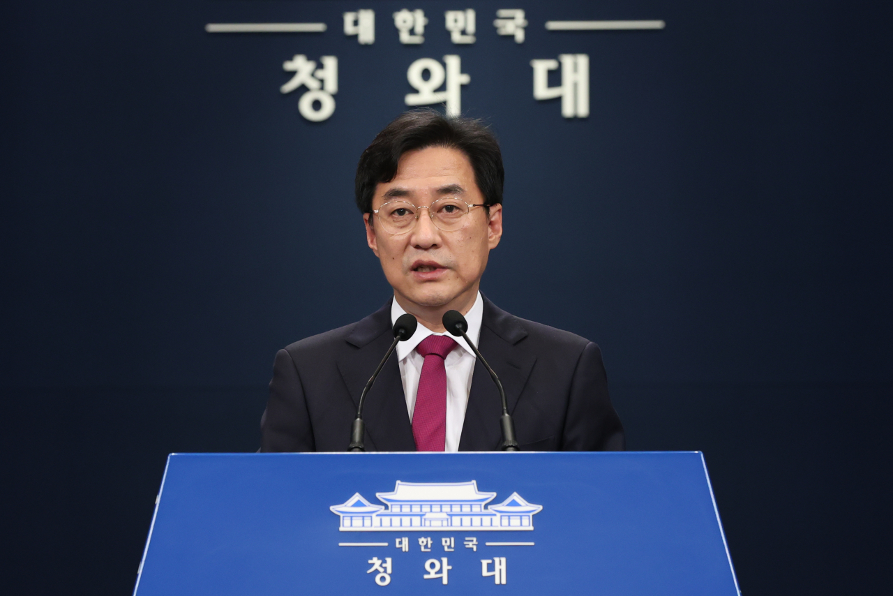 강민석 더불어민주당 선거대책위원회 대변인(전 청와대 대변인). [연합]