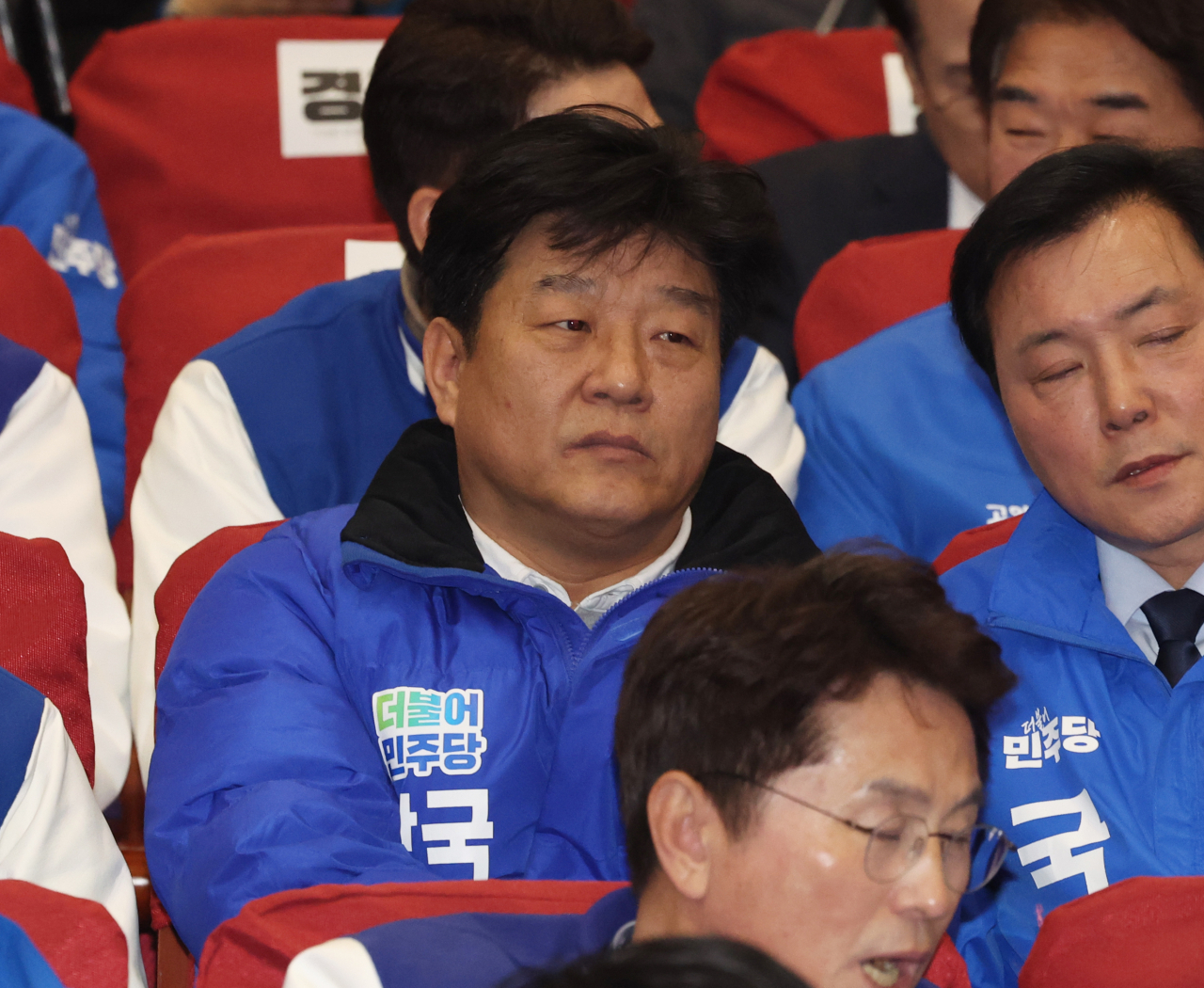양문석 더불어민주당 경기 안산갑 후보가 17일 오전 서울 여의도 국회 의원회관에서 열린 제22대 총선 후보자 대회에 참석하고 있다. [연합]