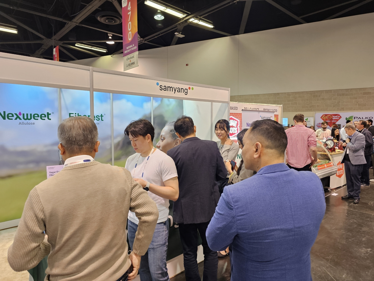 삼양사는 지난 14~16일 미국 애너하임에서 열린 ‘2024 Natural Products Expo West(NPEW)’에 참가해 홍보 부스를 운영했다. [삼양사 제공]