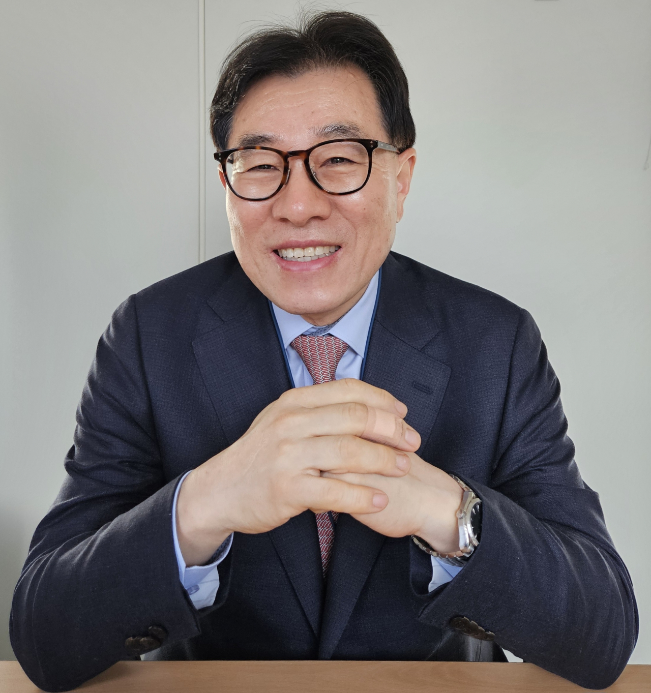 18일 오전 헤럴드경제와 인터뷰를 하고 있는 임종인 고려대 정보보호대학원 석좌교수 [이용경 기자]