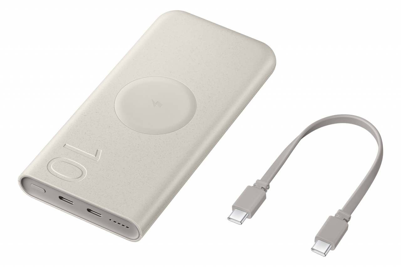 19일 국내 출시되는 ‘PD 무선충전 배터리팩 10,000 mAh’ 제품 이미지. [삼성전자 제공]