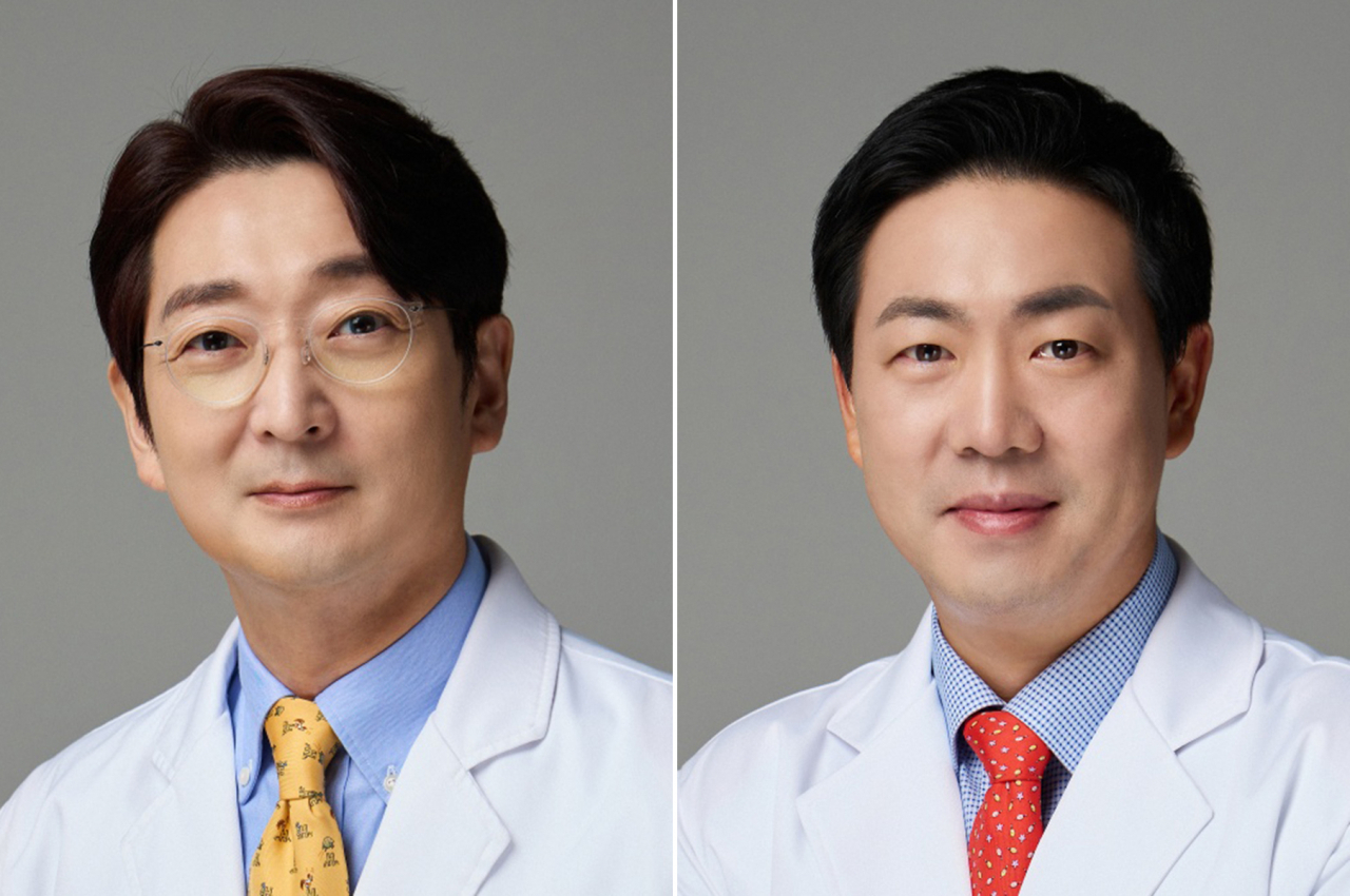 (왼쪽부터)일산백병원 안과 이도형, 정인권 교수