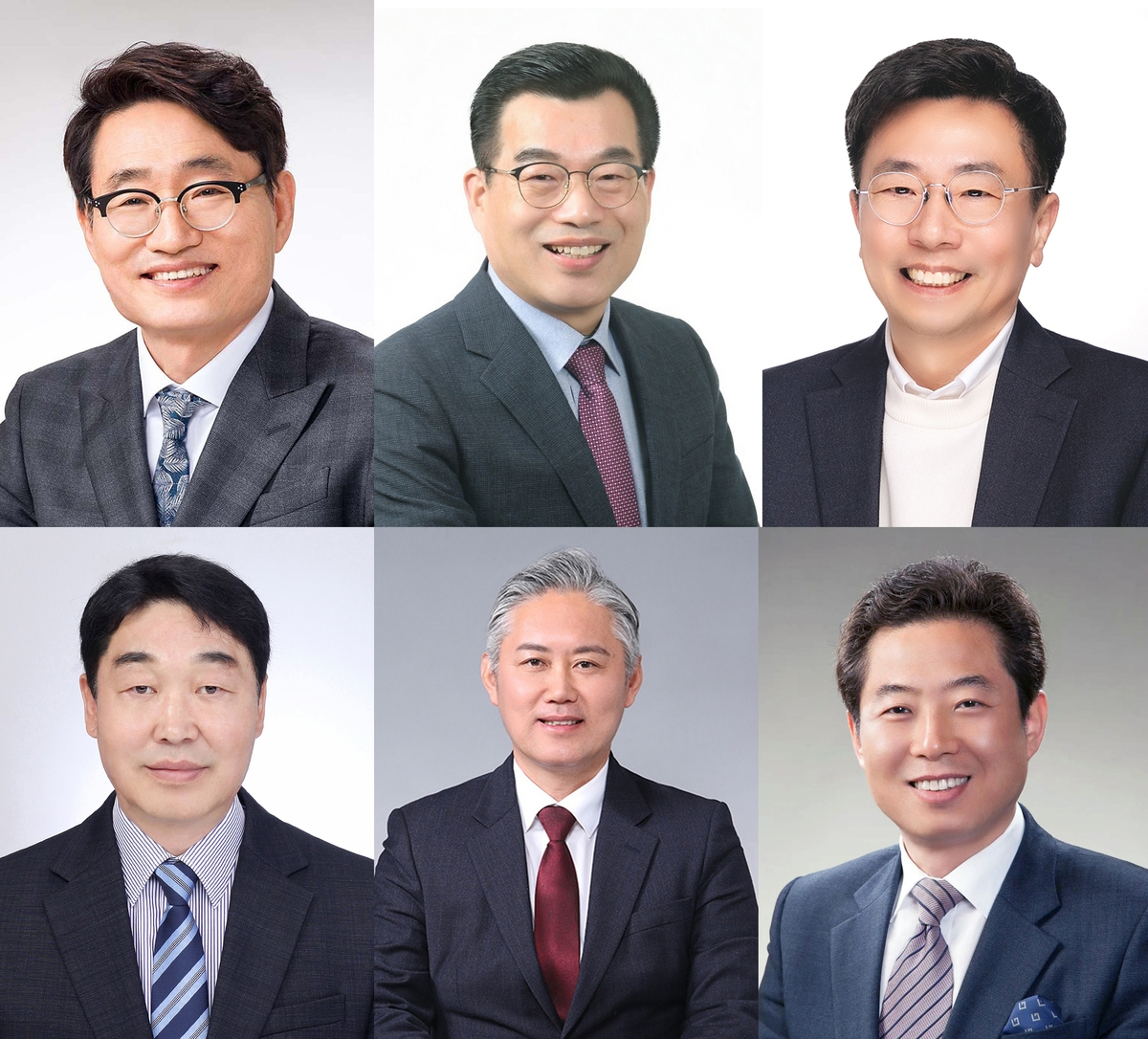 국민의힘 광주 예비후보들[강현구·하헌식·김윤·김정명·김정현·안태욱 예비후보 제공]