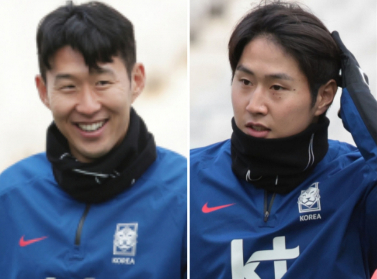 축구선수 손흥민(좌)과 이강인. [연합]