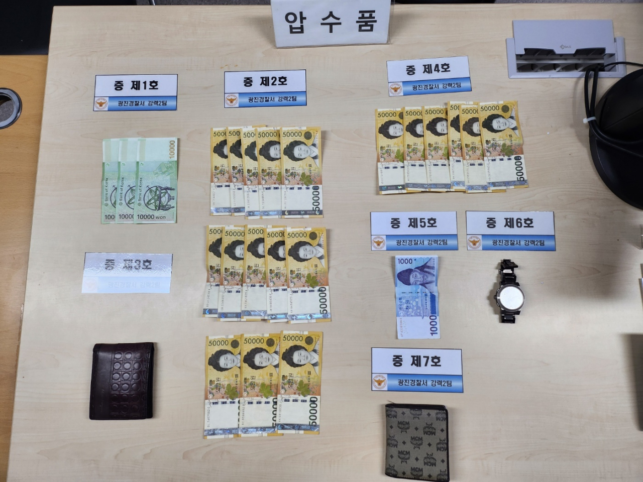 서울·경기·인천 등 수도권 일대 구축 아파트를 대상으로 베란다 출입문을 열고 침입해 절도 행각을 벌인 일당에게서 압수한 물품. [광진경찰서 제공]