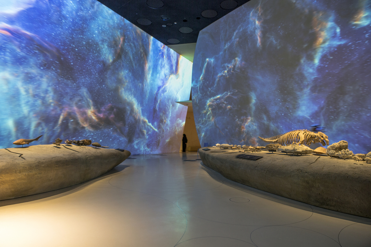 "The Formation of the Qatar Peninsula Gallery" at the National Museum of Qatar (Danica Kus)