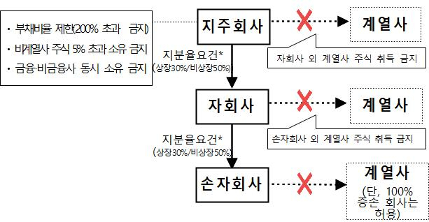 지주회사의 행위제한규정 [공정거래위원회]