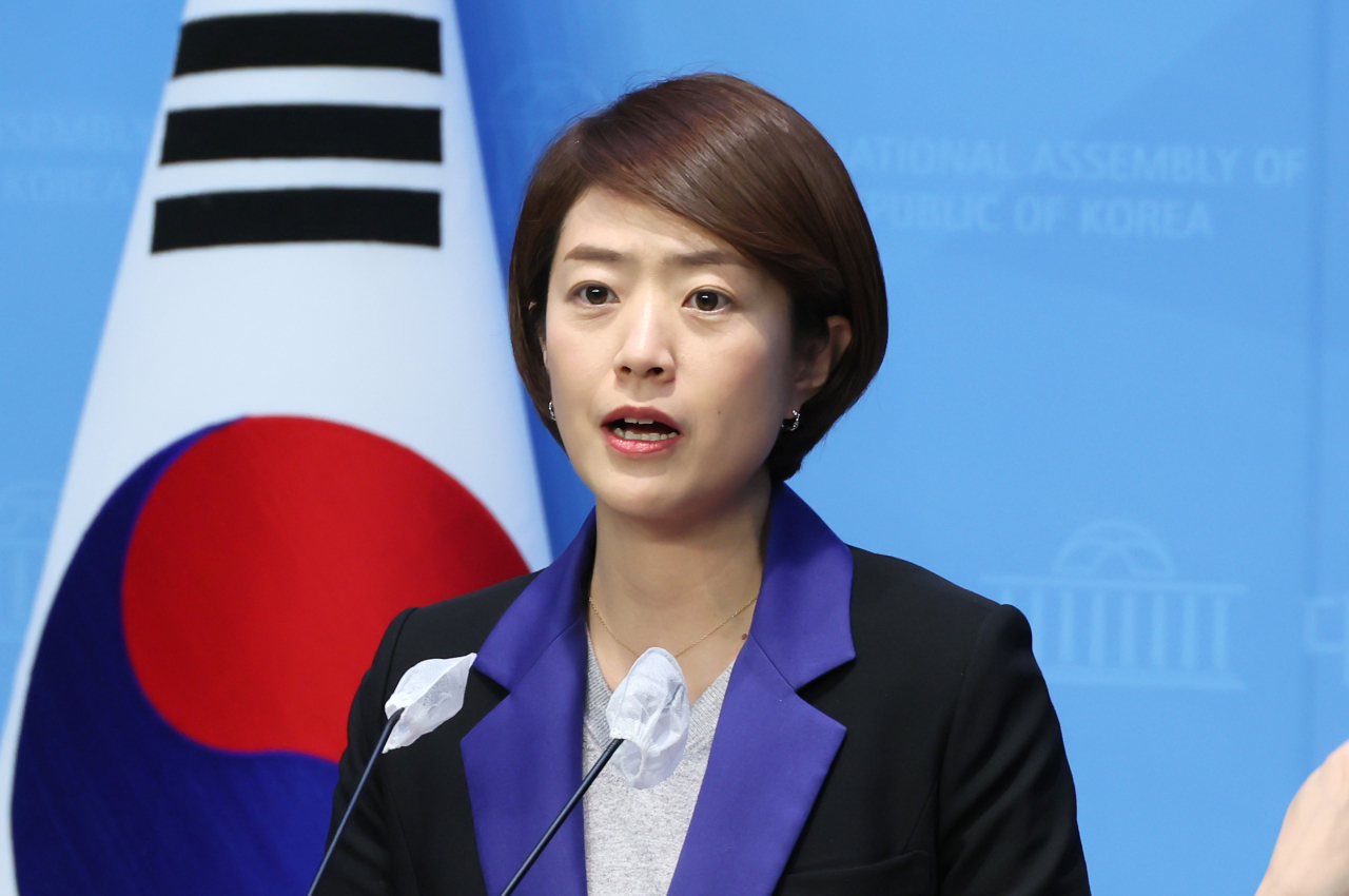 더불어민주당 언론자유대책특위 위원장인 고민정 의원. [연합]