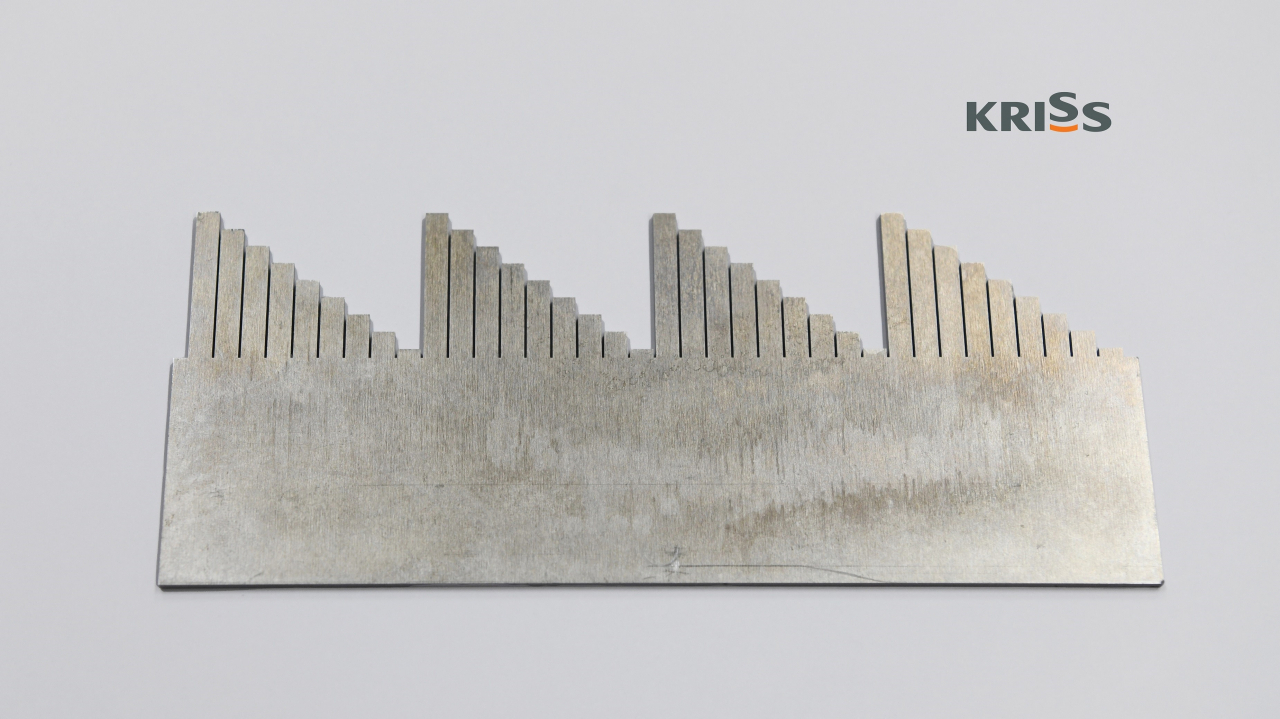 KRISS가 개발한 메타물질.[KRISS 제공]