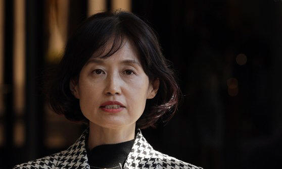박은정 조국혁신당 비례대표 후보 1번. [연합]