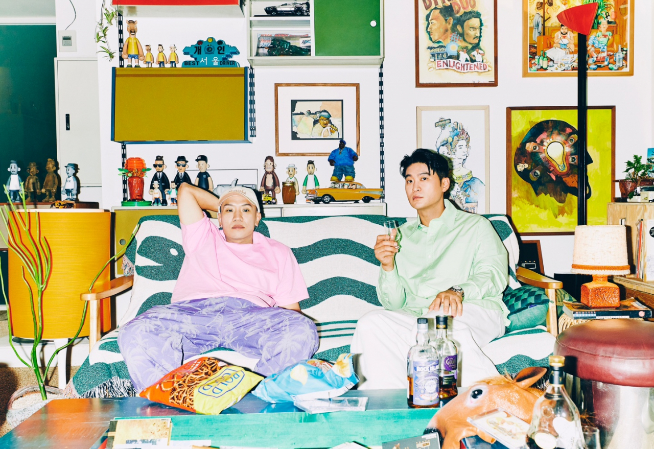 Dynamic Duo‘s Gaeko (left) and Choiza (Amoeba Culture)