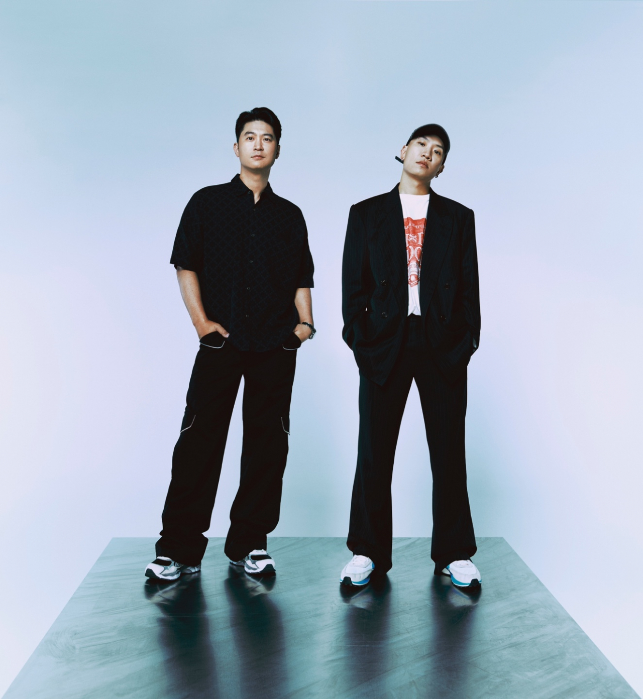 Dynamic Duo‘s Choiza (left) and Gaeko (Amoeba Culture)