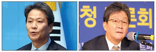 임종석 전 대통령 비서실장(왼쪽)과 유승민 전 국민의힘 의원 [연합]
