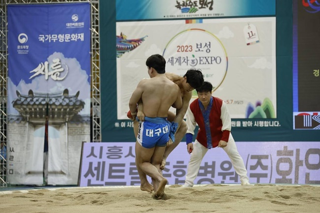 전국장사씨름대회 지난해 자료 사진.