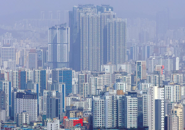 서울 시내 아파트 단지 모습 [연합]