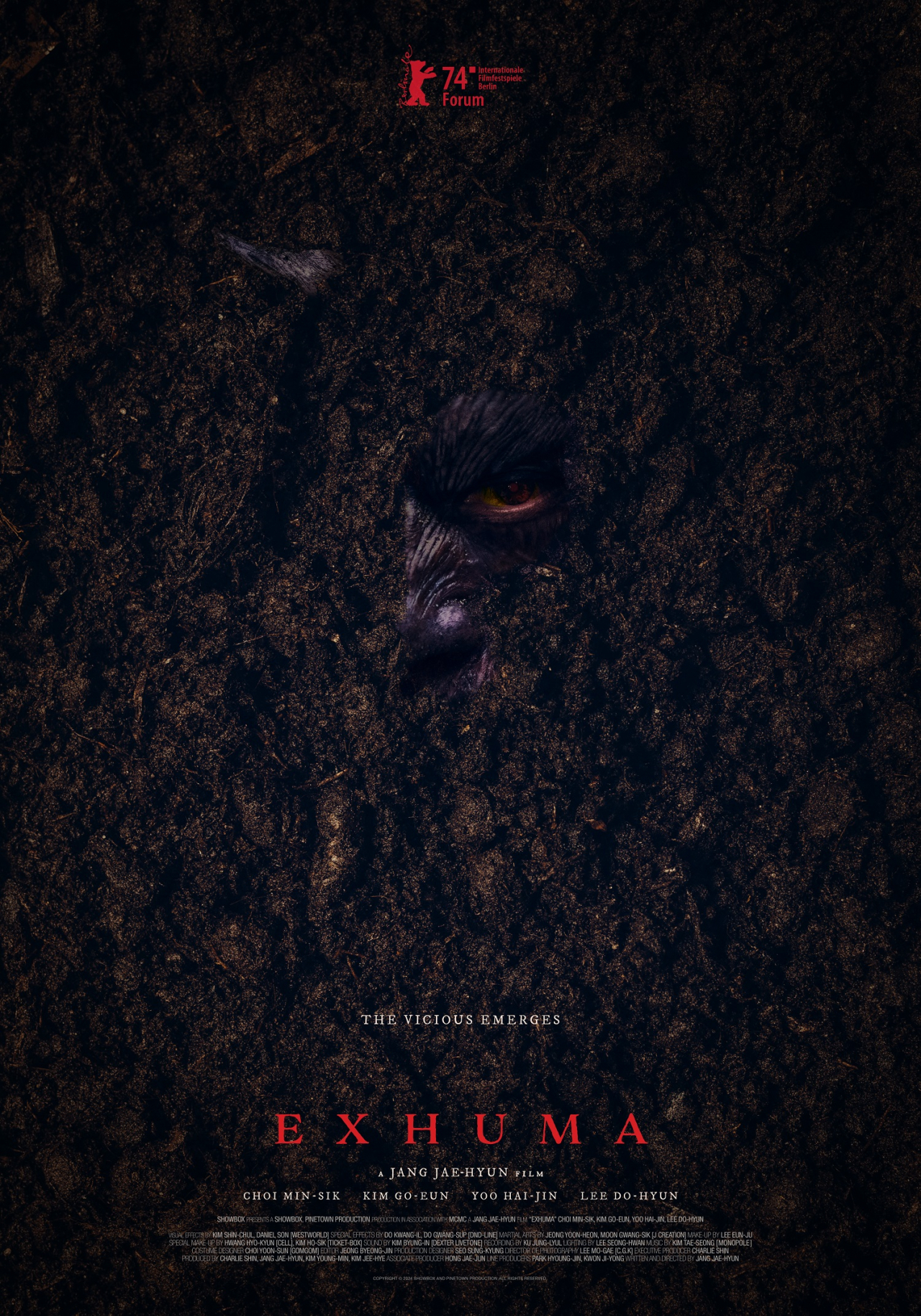 International poster for "Exhuma" (Showbox)