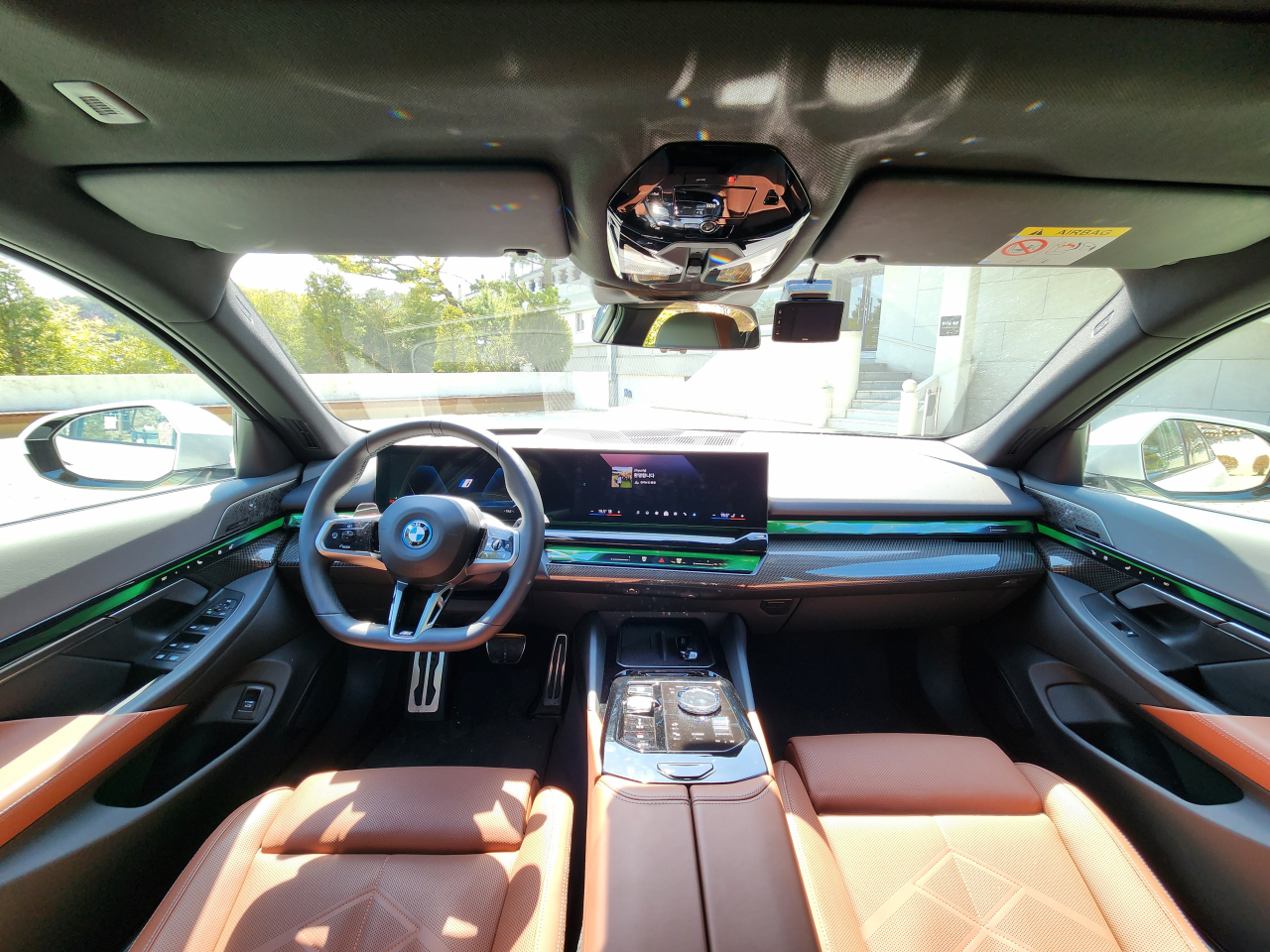 BMW 뉴 i5 eDrive40 1열. 김성우 기자