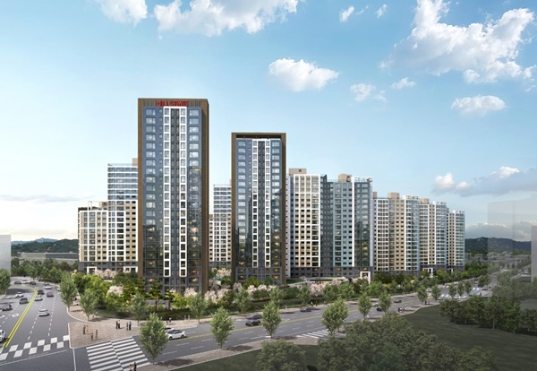 힐스테이트 죽림더프라우드 조감도.