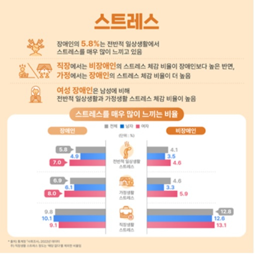‘통계로 보는 장애인의 정신건강’[한국장애인개발원 자료]