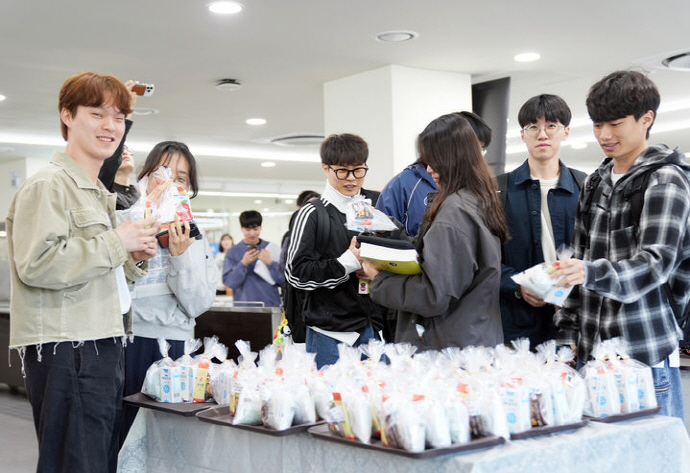 목포대학교 ‘간식 서비스’.[목포대 제공]