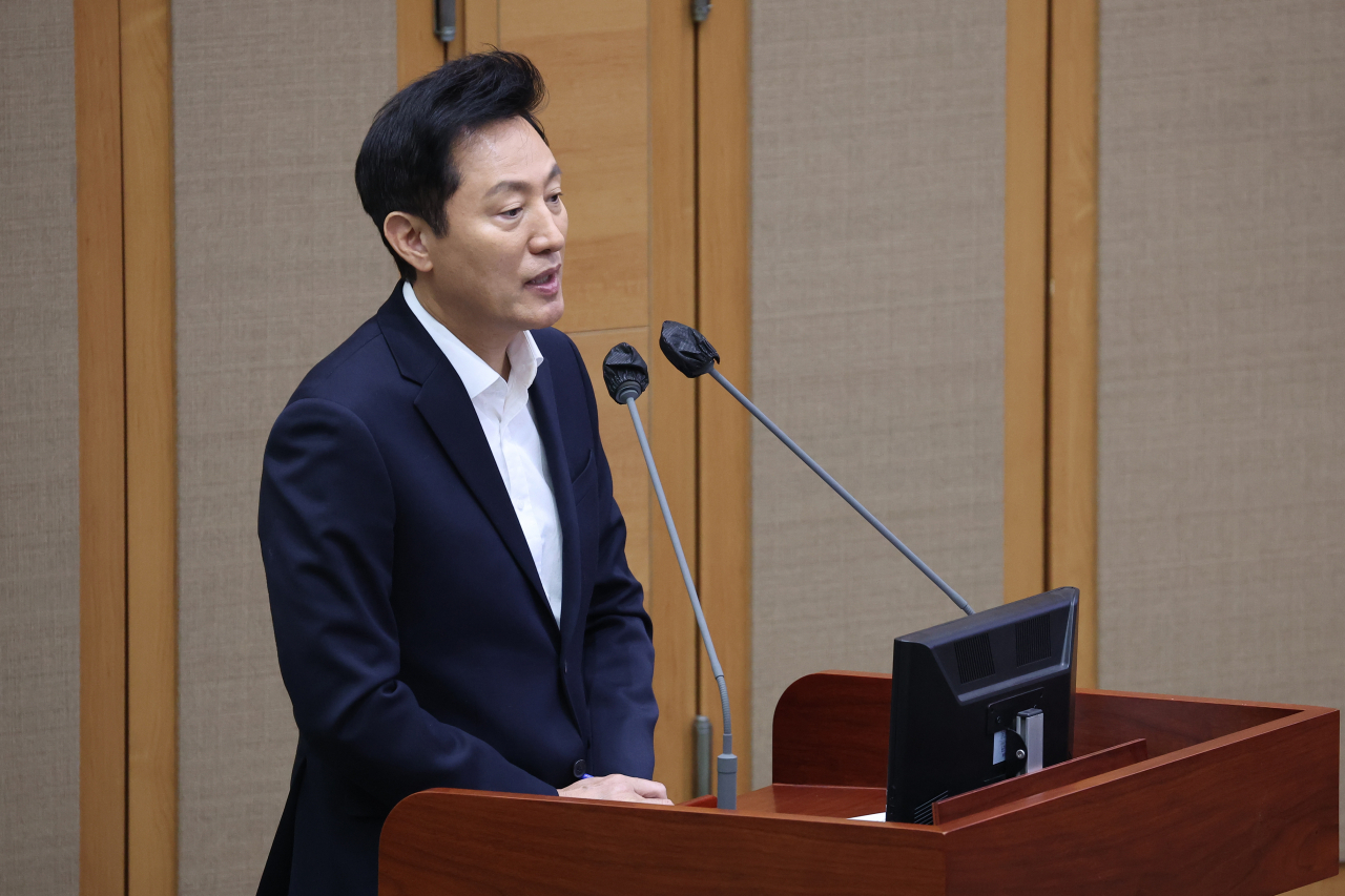 서울시는 올해 ‘희망의 인문학’ 강의가 노숙인과 저소득층 시민 등 소외계층 약 1000명을 대상으로 개강한다고 30일 밝혔다. 사진은 오세훈 서울시장.[연합]