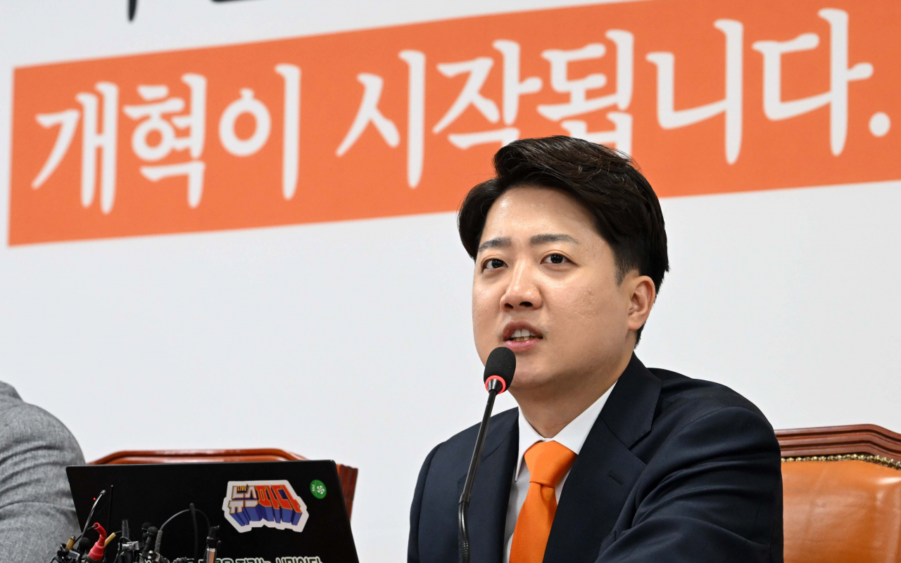 이준석 개혁신당 대표. 이상섭 기자