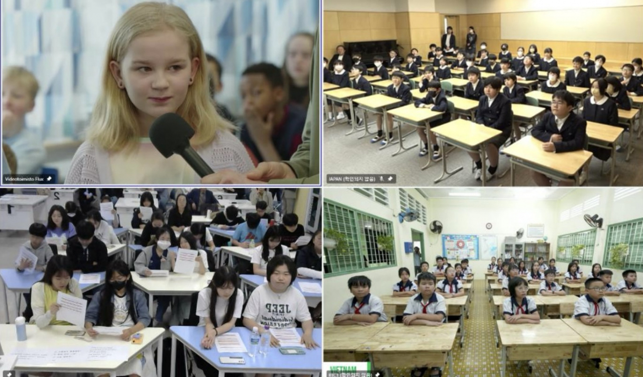 롯데웰푸드가 스마트해빗 글로벌스쿨 온라인 수업을 진행하고 있다. [롯데웰푸드 제공]