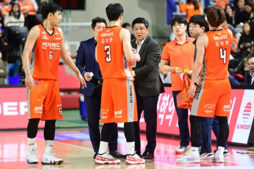 2020-2021 시즌의 전자랜드 농구팀[KBL 제공]