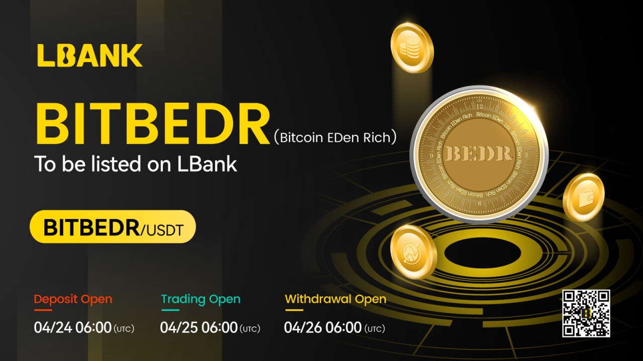 BitBEDR, 글로벌 거래소 엘뱅크 추가 상장!