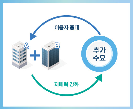 결합에 따른 네트워크 효과 [공정거래위원회]