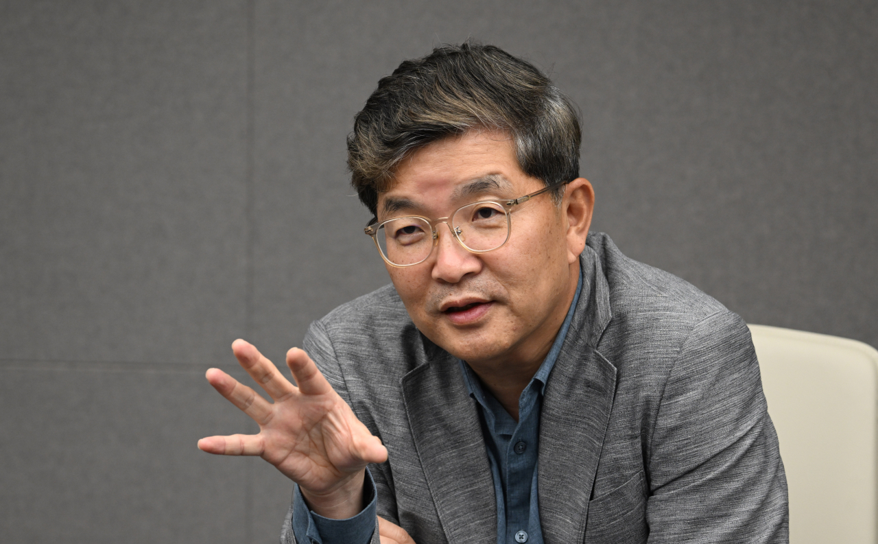 나경수 SK지오센트릭 사장이 최근 서울 종로구 종로타워빌딩에서 가진 헤럴드경제와의 인터뷰 당시 모습. [임세준 기자]