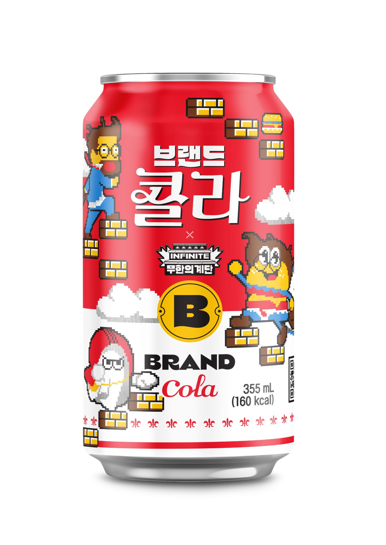 노브랜드 버거의 브랜드 콜라 ‘무한의 계단’. [신세계푸드 제공]