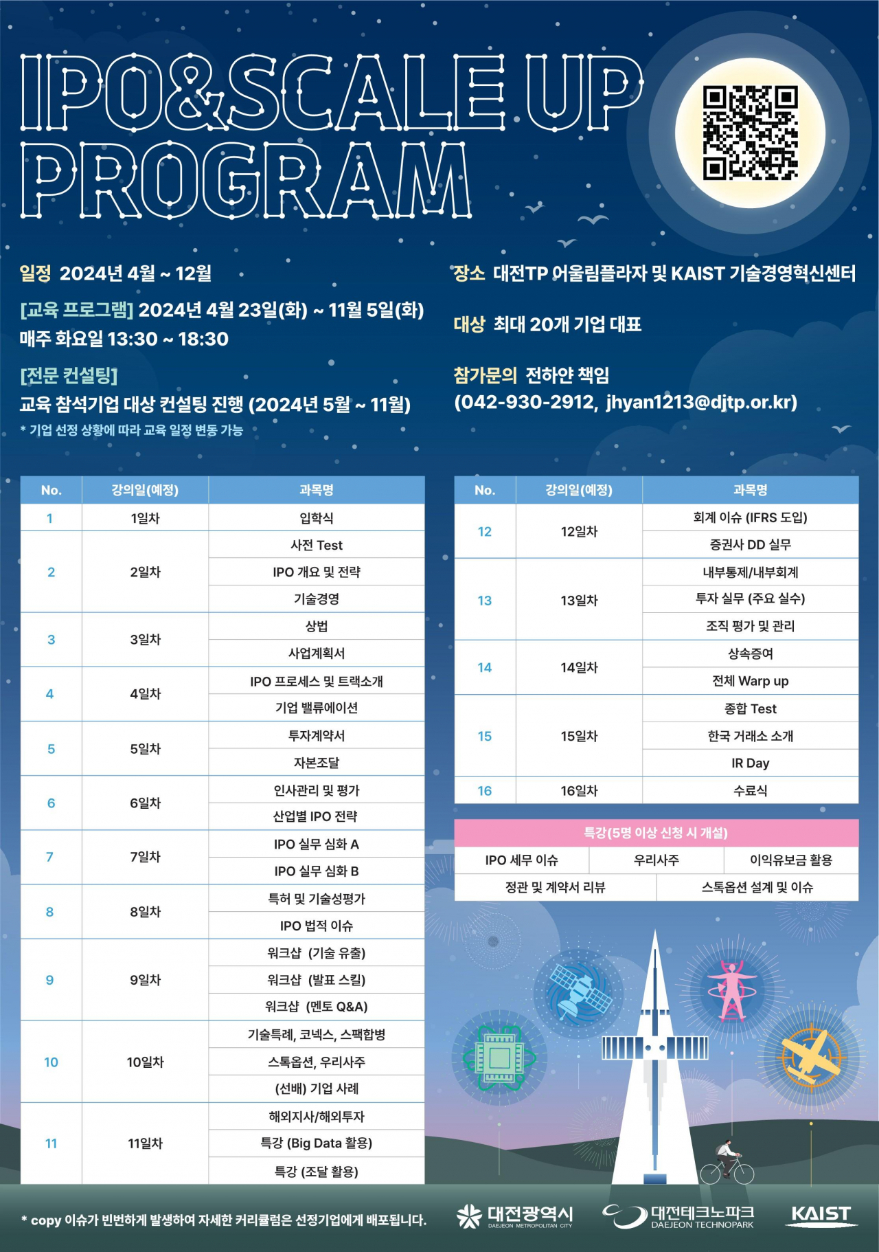 대전시·한국거래소·KAIST, 원스톱 상장지원 플랫폼 구축 포스터