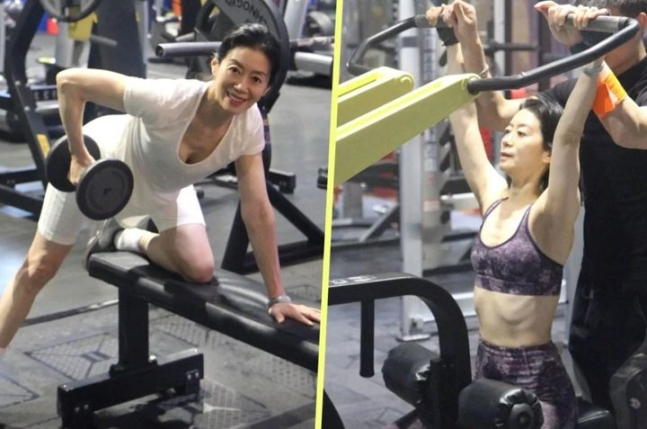 30대 동안 미모와 몸매를 유지하고 있는 63세 여성이 중국에서 화제가 되고 있다. [SCMP 갈무리]
