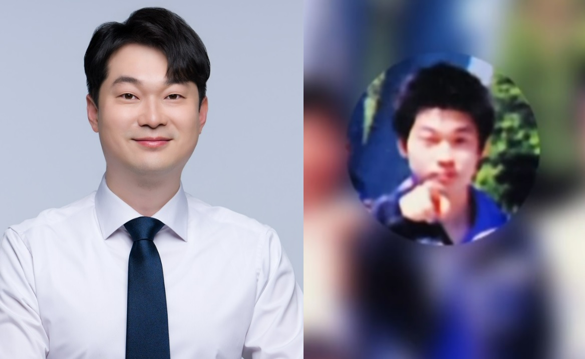 김동아 당선인(우측은 학창시절 사진)
