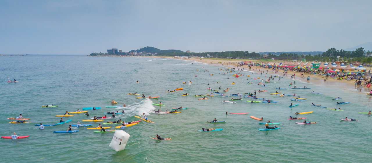 제3회 삼포해변 서핑축제(미드나잇 피크닉 페스티벌)[고성군 제공]