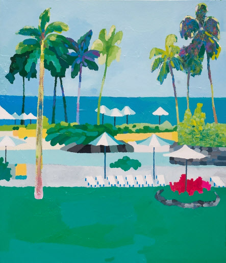 윤소영, 휴식의 시간, 캔버스에 아크릴, 53&times;45.5cm