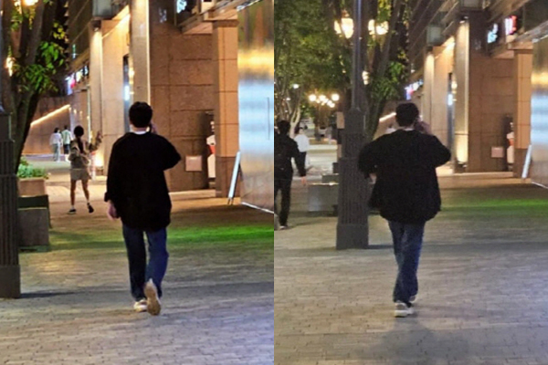 지난 1일 서울 강남구 도곡동 자택 인근에서 목격된 한동훈 전 국민의힘 비상대책위원장. [엑스 캡처]